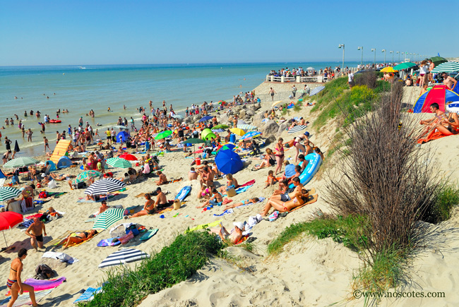 Plage de Quend à 8 km du camping des 4 plages dans le Nord pas de calais